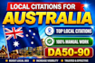 do 300 high quality australia local citations