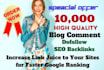 build 10,000 blog comment backlinks