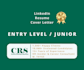 write for entry level wining ats optimized resume, cover letter, and linkedin