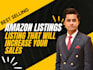 write best selling amazon listing SEO product descriptions