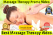 do massage therapy short ads promo video