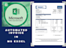 design automated invoice template in excel or google sheets