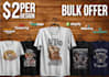 do bulk tshirt design within 24hr