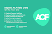 display acf field data on the frontend