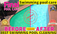 make swimming pool cleaning 2d animation promo ads