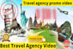 do travel agency, travel agent and travel planer  promo video