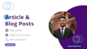 write informative and engaging articles on any topic