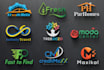 do creative 3d logo design with copyrights