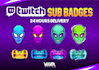 create custom twitch sub badges