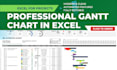 create professional gantt chart schedule for your project in excel