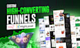 build gohighlevel ai chatbot, automation and high converting funnels