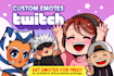create custom twitch emotes and sub badges