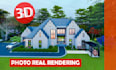 do 3d sketchup model, interior and exterior rendering, architectural walkthrough