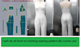 design any garment pattern as professional sewing pattern maker