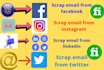 do web scraping, email extraction, email collecting,