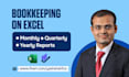 do monthly, quarterly or yearly bookkeeping on excel