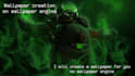 animate a still image or a loop a video on wallpaper engine