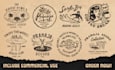 create vintage hand drawn illustration for tshirt