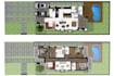 draw 2d floor plan in autocad and photoshop