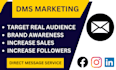 be your instagram dms manager and grow target audience