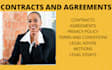 draft contracts, agreements, terms and conditions or privacy policy