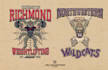 create vintage college sport retro university mascot cartoon