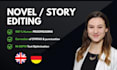 professionally edit and proofread your book, ebook, or novel