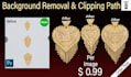 do clipping path  service and background remove