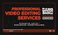 do professional video editing and post production