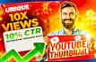 design amazing youtube thumbnail