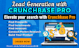 do b2b lead generation by linkedin sales and crunchbase pro
