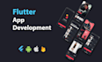 develop android and ios app using flutter, firebase, rest api
