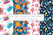 create vector seamless textile repeat pattern
