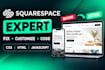 fix and customize your squarespace website