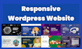 design and develop a responsive wordpress website design