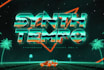 design vintage 80s synthwave retro style logo
