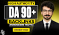 build high quality da90 backlinks for your website