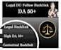 do legal SEO backlinks with high da contextual link building