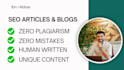 be your SEO content and article writer
