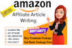 write SEO amazon affiliate article and buying guide