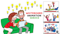 create premium doodle whiteboard animation explainer video