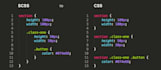 convert scss to CSS