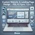 design professional web templates and landing pages in PSD