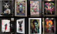 create unique canvas wall art, digital art and mockups