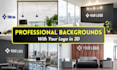 create custom google meet and zoom virtual background