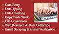 be your data entry operator