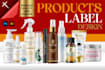 design cosmetic labels, skincare, beauty, body butter label and oil label design