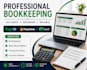 provide bookkeeping in sage 50 peachtree or excel