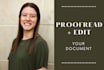 proofread and edit your writing, publications, documents