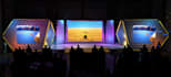 design your 3d event stage, virtual lobby, pre post product launch set